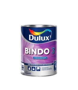 Биндо 3 BINDO 3 краска для стен и потолков 1л BW Dulux