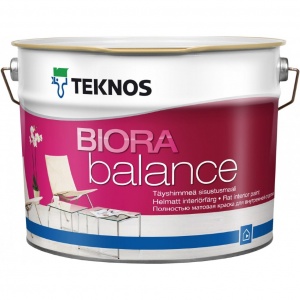 Биора баланс - BIORA BALANCE - База PM3 9 л. Совершенно матовая краска для внутренних работ